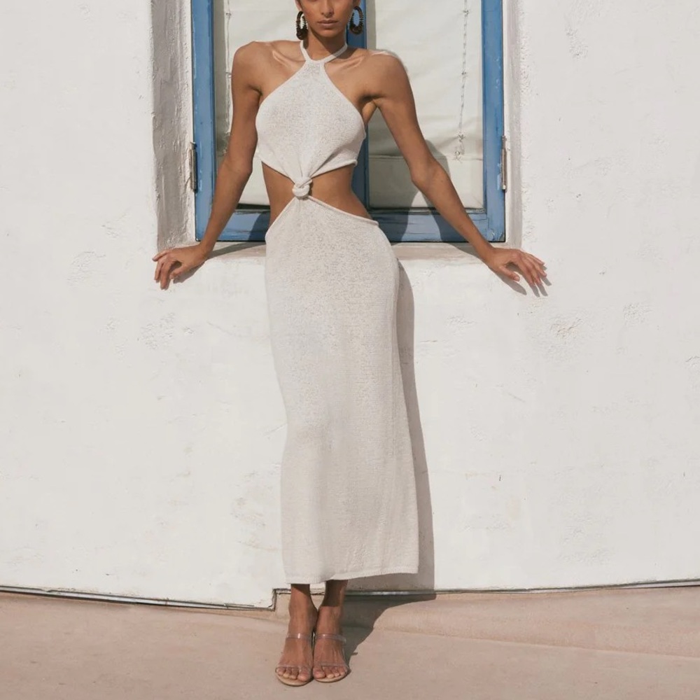 Cult Gaia Cameron Knit Dress - Off White